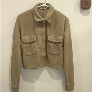 Ardene Camel Teddy Jacket